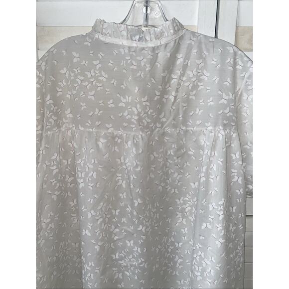 VTG 2 Piece Night Gown Robe Duster Dressing Gown Lace Cotton Cottage Set Sz XL - Picture 12 of 12